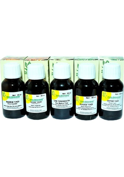 Doğan Baharatçılık Saç Bakım Yağı Seti 5 x 50 ML