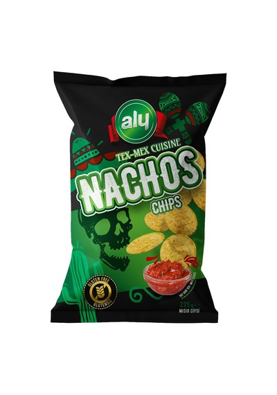 3 Adet Aly Nachos Cips Glutensiz 225 G