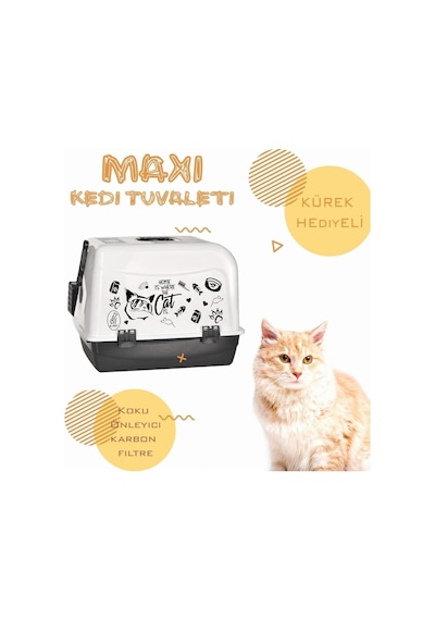 Maxi Kedi Tuvaleti Ve Evcil Hayvan Tüy Temizleyici Maxi Ve Evcil Hayvan Tüy Temizleyici