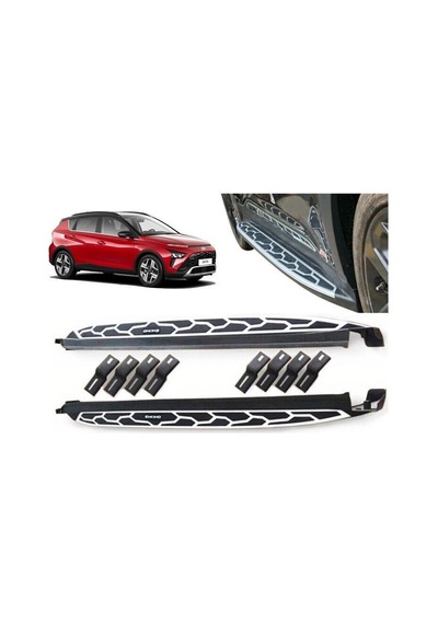 Hyundai Bayon Uyumlu 2021 Sonrası Yan Basamak Square Style Parça