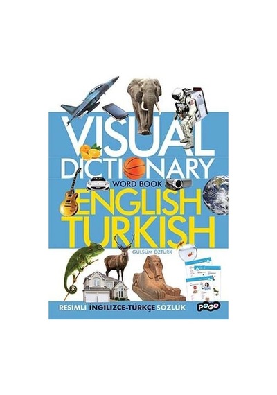 Visual Dictionary Word Book English-Turkish- Pogo