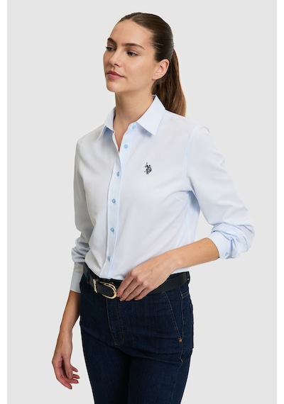 U.s. Polo Assn. Kadın Açık Mavi Gömlek Basic 50324791-vr003 Acık Mavı