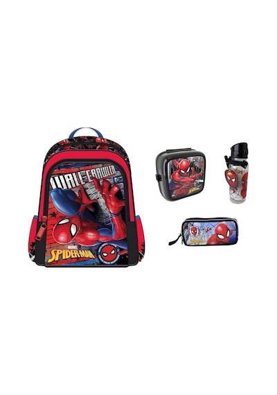 Spiderman 41365 Ilkokul Çantası Hawk Wall Okul Seti 4 Parça Çok Renkli