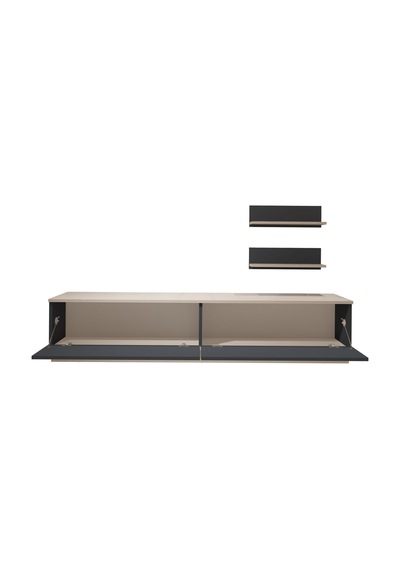 Decoraktiv Eko 4b Mdf Std Tv Ünitesi Tv Sehpası Beyaz - Antrasit