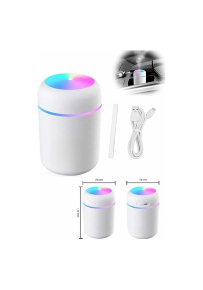 Mey İthalat Hava Nemlendirici Buhar Makinesi Led Işıklı Usb Dekoratif Nemlendirici Yeni Nesil