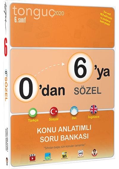 0 Dan 6 Ya Sözel Konu Anlatımlı Soru Bankası Tonguç Akademi