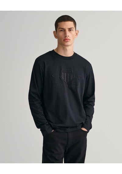 Gant Erkek Sweatshırt 2004041-005 2004041-005 Siyah Siyah