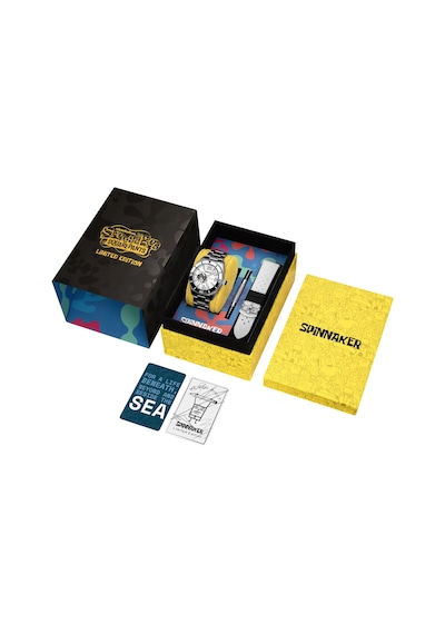Spinnaker Fleuss Sp-5175-11 Spongebob Squarepants Doodlebob Limited Edition Otomatik Erkek Kol Saati Gri
