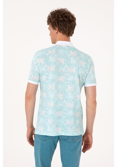 U.S. Polo Assn. Erkek Regular Fit Polo Yaka Mint Tişört 50299618-VR090