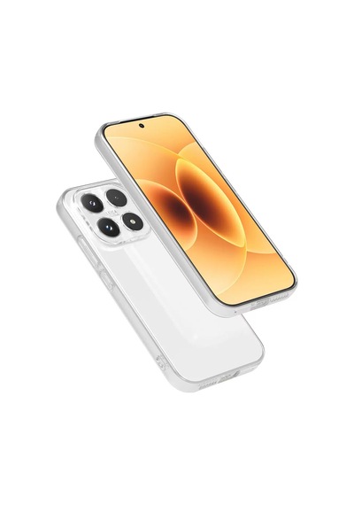 Xiaomi 15t Kılıf Kamera Korumalı Şeffaf Kalın Üstün Koruma Silikon Cherena