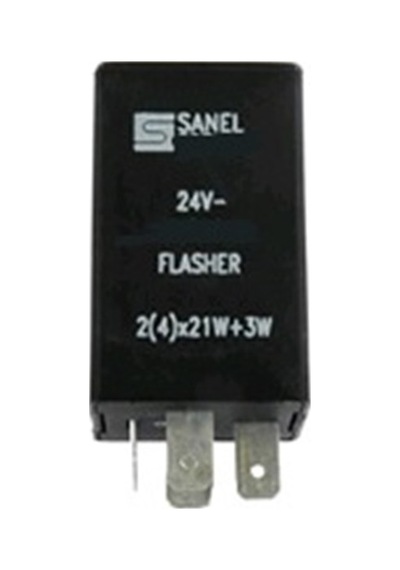 Sanel 24v Elektronik Flaşör 4 Uçlu ikazlı N11.16025