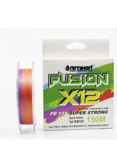 Remixon Fusion 0.20mm 150m Multicolor 12 Kat İp Olta Misinası 11.8kg Çeker