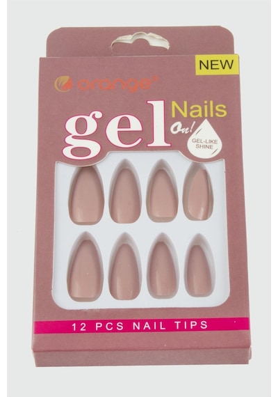 Orange - 617 - Yapıştırıcılı Jel Takma - Glblseme - Tırnak Vizon