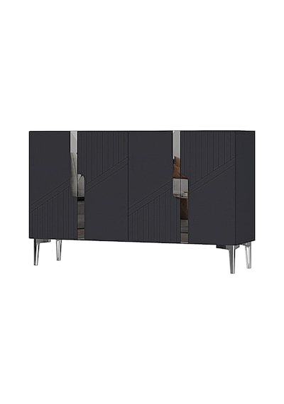 Ka1228as Evva Konsol Ve Tv Sehpası Antrasit-silver 120cm