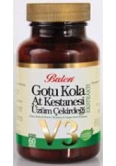 Balen Gotu Kola&At Kestanesi & Üzüm Çekirdeği - 60 Kapsül
