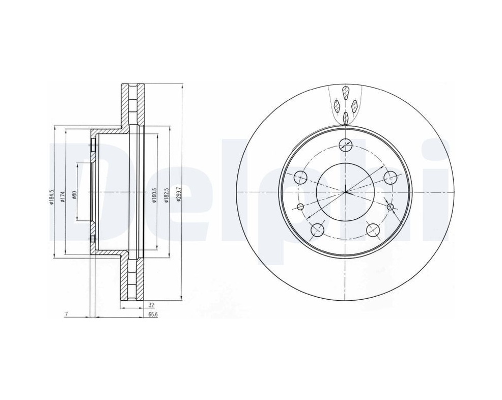 Fren Disk - Fiat Ducato - Delphı-bg4060
