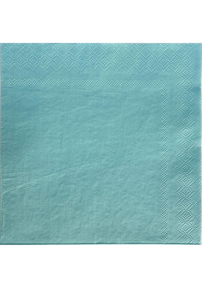 Servis Peçete Mavi 33x33 Cm - 20 Adet