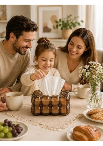 İskandinav Tarz Bulut Şeklinde Dekoratif Peçetelik Modern Minimalist Masaüstü Peçete Kutusu Dayanıklı Kaymaz Tab Diğer