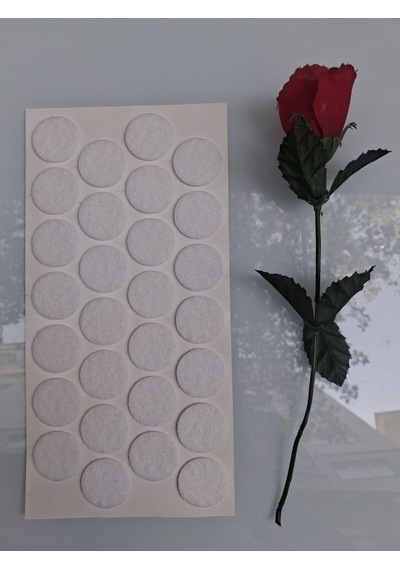 Keçe 90742 Hrd 4 Paket 28 Mm Beyaz Masa Sandalye Koltuk Baza Ayak Çizdirmez Yapışkanlı