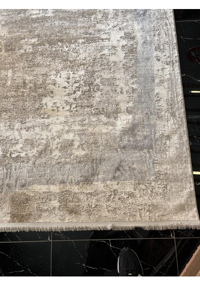 Sanat Halı Doku 1233 Vizon Gri Modern Salon Halısı