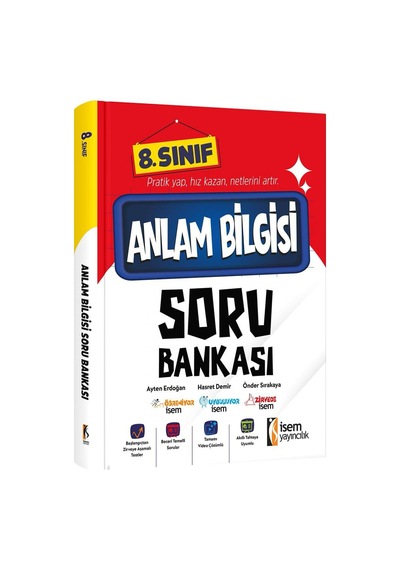 İsem 8. Sınıf Anlam Bilgisi Soru Bankası İsem Yayıncılık