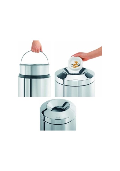 Brabantia Çöp Kutusu Alev Korumalı 30 Lt Parlak Çelik 287527