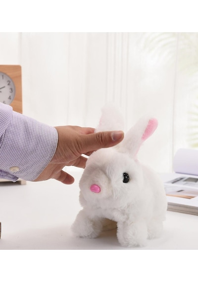 Yürüyen, Sesli Hareketli Sevimli Peluş Bunny Tavşan - Sweet Bunny 001