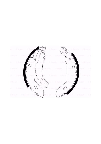 Peugeot 306 Cabrio 1.8 1994-2002 Bosch Arka Fren Balatası N11.14459