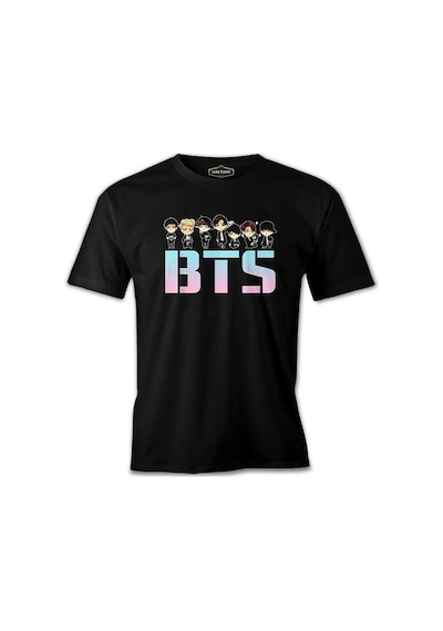 Bts - Guys Siyah Erkek Tshirt 001