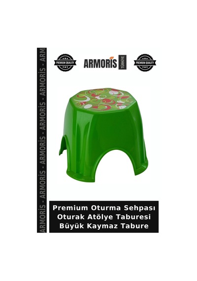 Premium Oturma Sehpası Oturak Atölye Taburesi Büyük Kaymaz Tabure Diğer