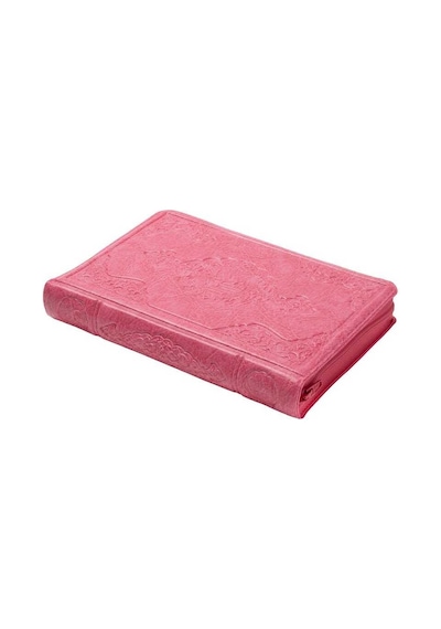Büyük Cep Boy Kur'an-ı Kerim Pembe, Kılıflı, Mühürlü