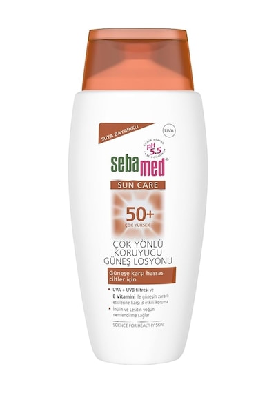 Sebamed Sun Care Spf 50+ Uva/uvb Filtresi Ve E Vitamini Üçlü Yüksek Koruma Çok Yönlü Güneş Losyonu 150 Ml Sku: Mır8690010394293