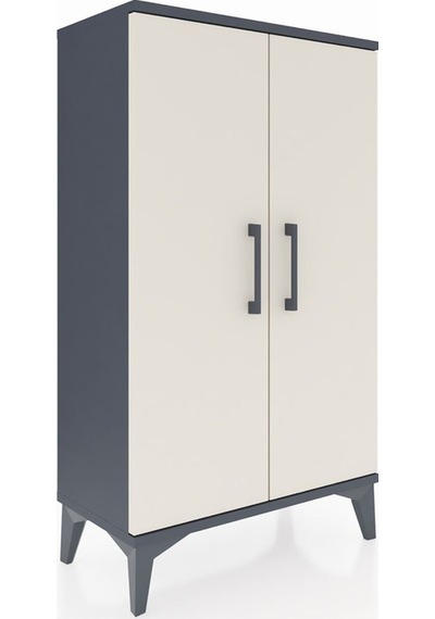Arges Komodin 2 Kapaklı 60x30x106 Antrasit-aytaşı Antrasit