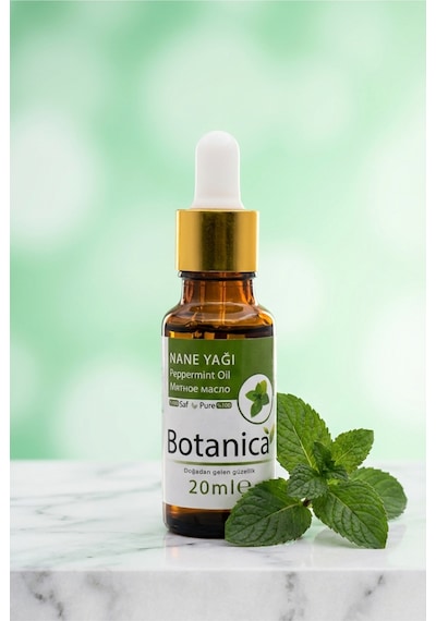 Botanica %100 Saf Nane Yağı Burun Tıkanıklığı Giderici Ferahlatıcı Doğal Uçucu Bitkisel Aromaterapi 20 Ml 20 ML