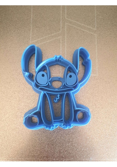 Sevimli Stitch Karakteri Figürlü Film Temalı Kurabiye Kalıbı Hamur Şekillendirici Çok Renkli
