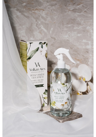 Volkan Ates Natural & Beauty Beyaz Orkide Kokulu Oda Spreyi Cam Şişe 400 Ml