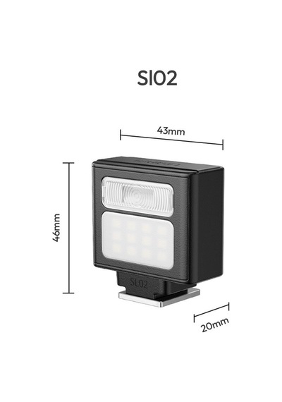 Ulanzi Sl02 Spark Lite Kamera Led Flaş Ve Işığı - L133