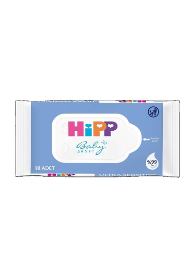 Hipp Babysanft Ultra Sensitive Yenidoğan Temizlik Ve Bakım Mendilleri 1 10 10'lu Set