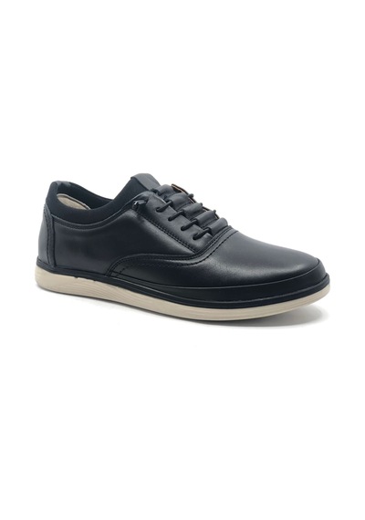 Dropland 7863 Hakiki Deri Erkek Casual Ayakkabı Siyah