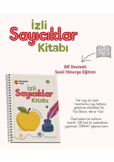 6 Yaş Etkinlik Seti 6 Kitap 203 Etkinlik - İzli Abc Ve Sayıcıklar seti