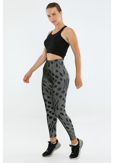 Maraton Sportswear Slimfit Kadın Basic Haki Tayt 20491-haki