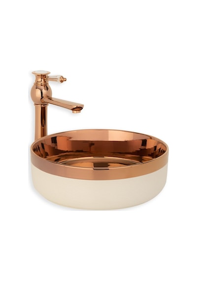 Eva Banyo Lena E-4000R Tezgah Üstü Porselen Lavabo