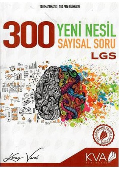 300 Yeni Nesil Sayısal Soru- KVA Yayınları