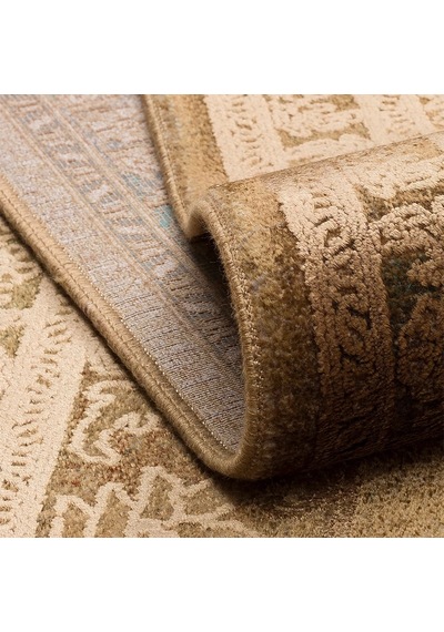 Hoom Rugs Babylon Bbl 02 Rayon Viskon Eskitme Desenli Bronze Vintage Salon Halısı Bakır