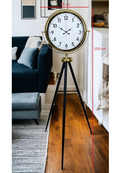 Gold Klasik Tripod Ayaklı Saat