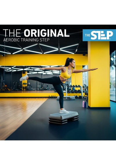 The Step Circuit Size Aerobic Platform, Circuit Size Steppers For Exercise With Risers For Adjustable Home Workout, Stair Stepper For Exercise And Home Gym