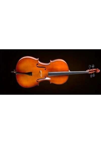 Valencia Ce400g34 Çello 3/4 German Style 9-12 Yaş - Kutu Ve Yay Dahil - Kaliteli