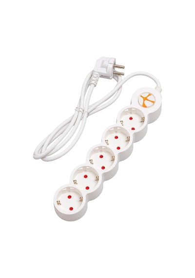 Tunçmatik Powerstrip 5 Beşli Anahtarlı Grup Priz 3m