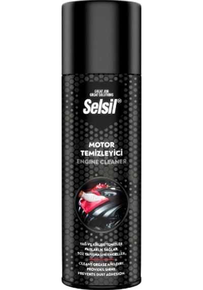 Selsil Motor Temizleme Spreyi 500 Ml, Silikon Sprey 500 Ml, Fren Balata Temizleme Spreyi 500 Ml 1 adet