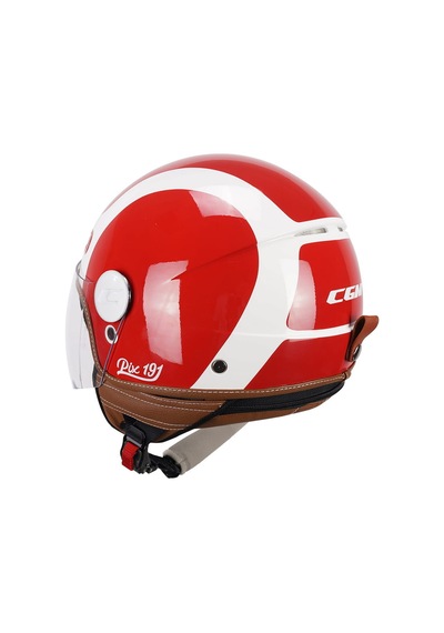 Cgm 191g Pix Sprint Rosso Bianco Lunga Açık Kask Kırmızı-beyaz